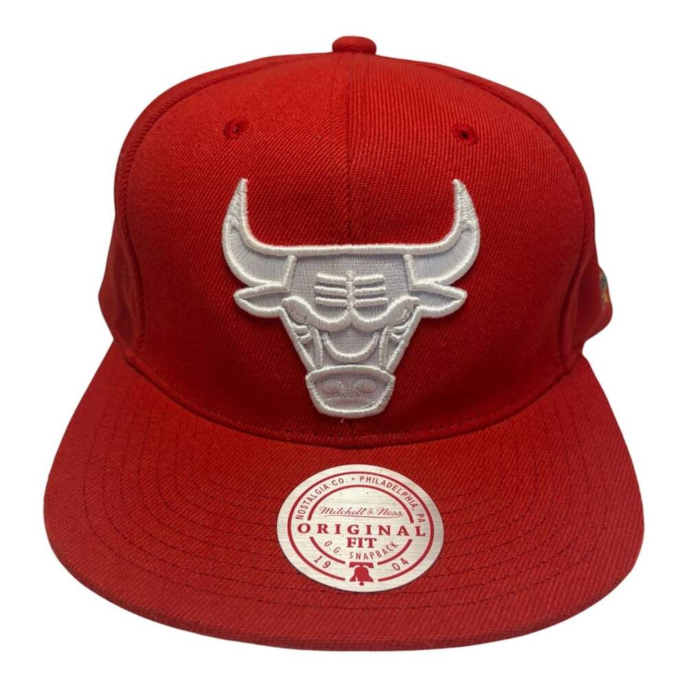 Mitchell & Ness Chicago Bulls 1991 NBA World Champions Snapback Hat Red